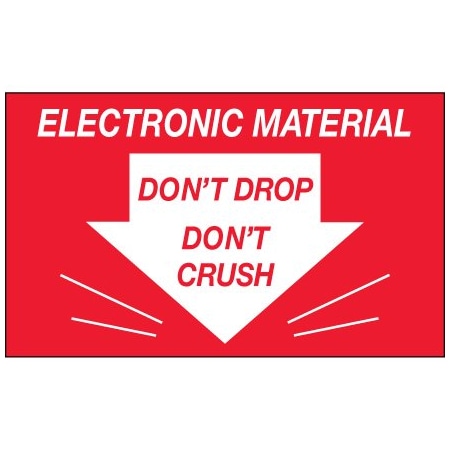 Bsc Preferred 3 x 5'' - ''Don't Drop Don't Crush - Electronic Material'' Labels BUY00024081